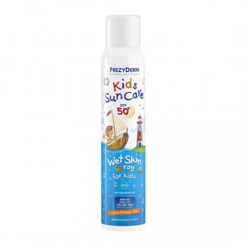 Frezyderm Kids Sun Care Wet Skin Spray SPF50 Παιδικό Αντηλιακό Σπρέι, 200ml